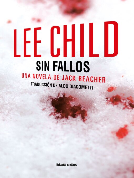Title details for Sin fallos by Lee Child - Available